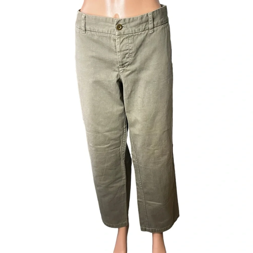 J. Crew City Fit Broken-in Boyfriend Chino Cotton Twill Soft Comfy 10 - Picture 1 of 16